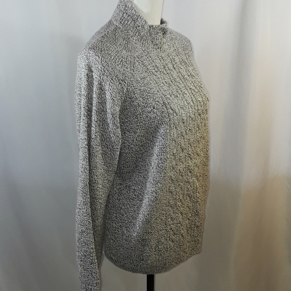 Karen Scott Marled Pearl Neck Sweater - Picture 3 of 4